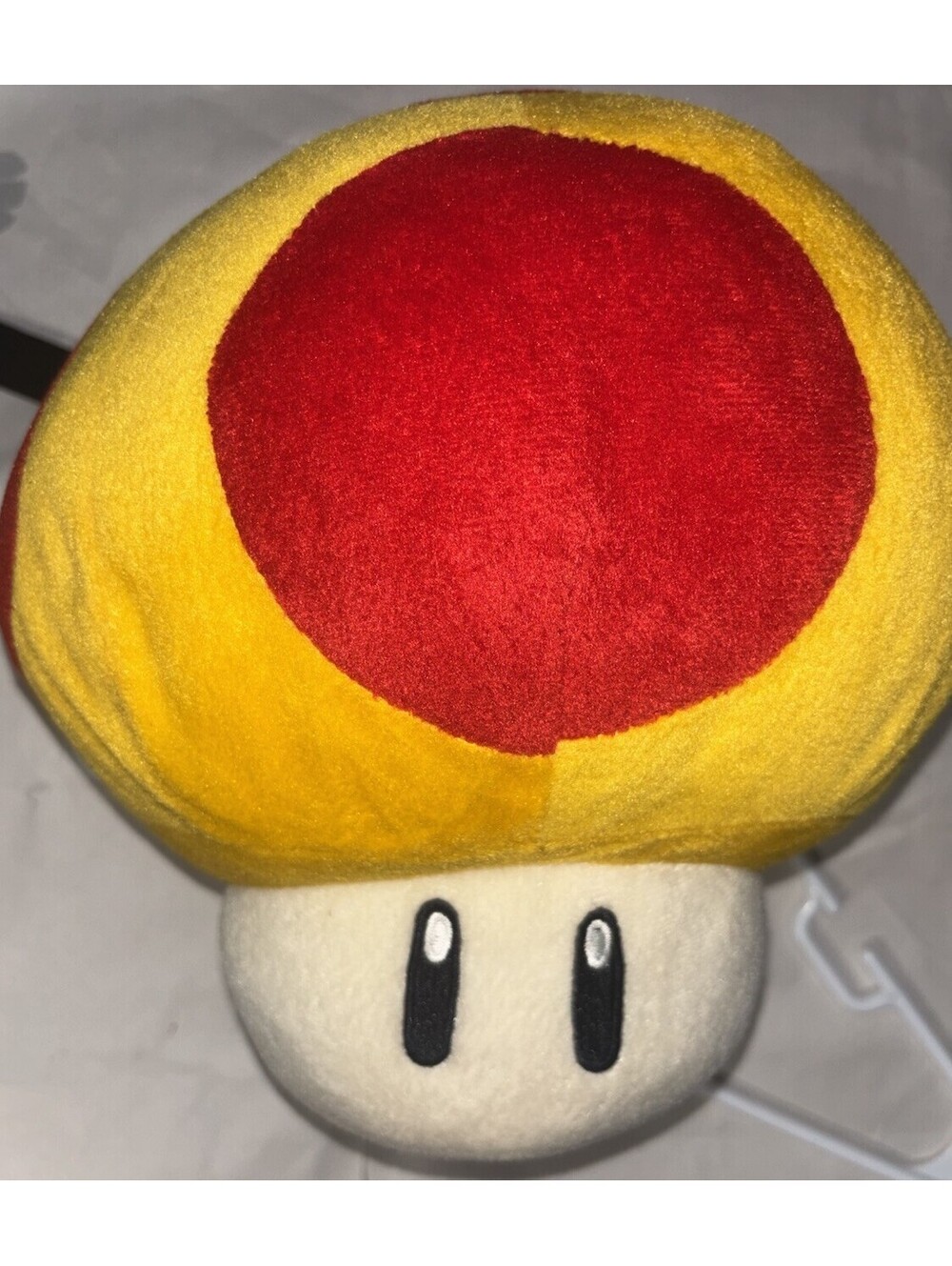 Super Mario Bros JUMBO Mushroom Banpresto 2006 Japan Plush 11" Toy Doll RARE!!!